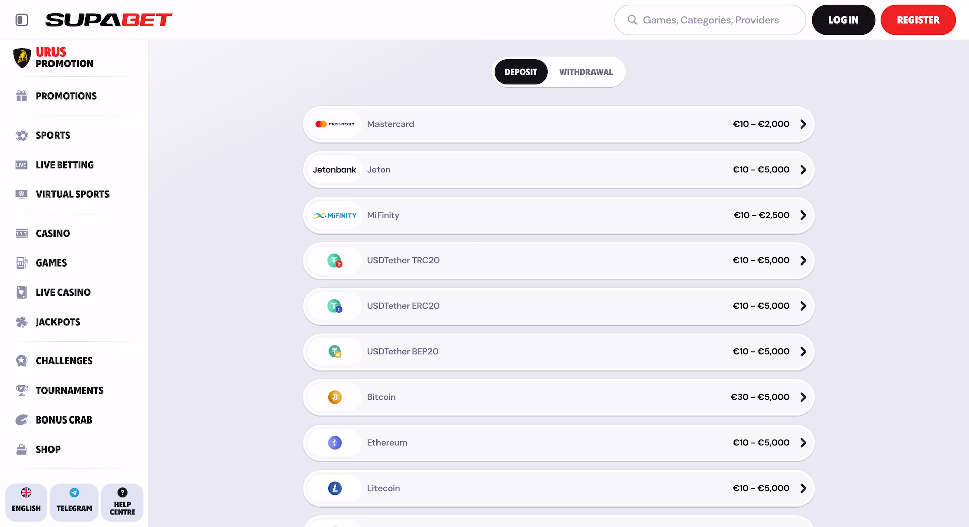 Supabet Payments